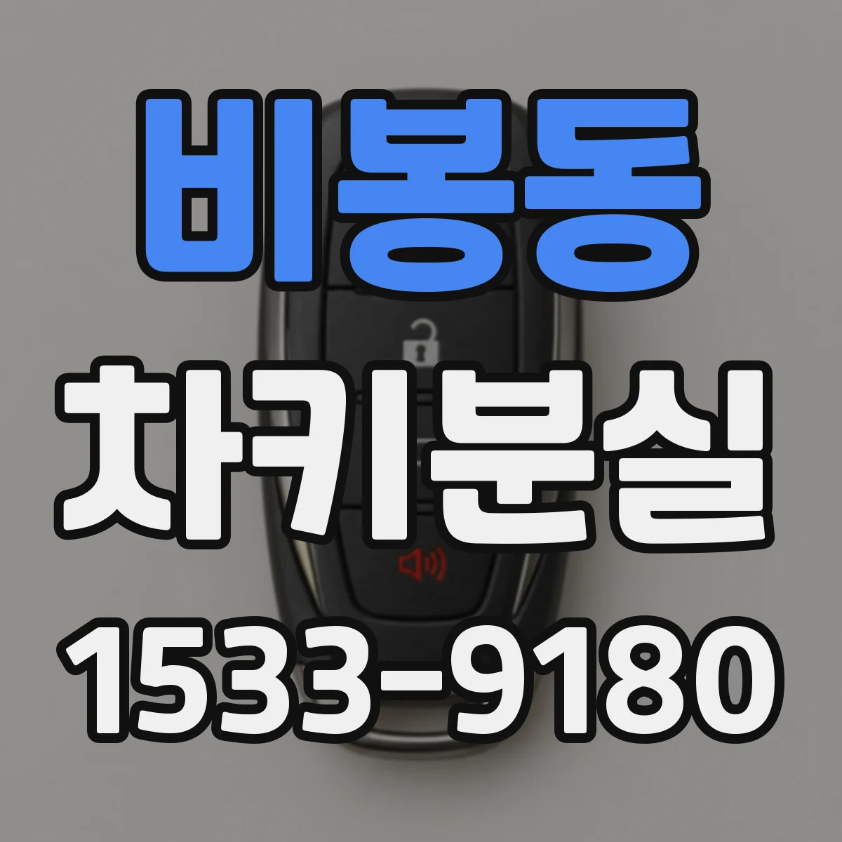 비봉동 차키분실