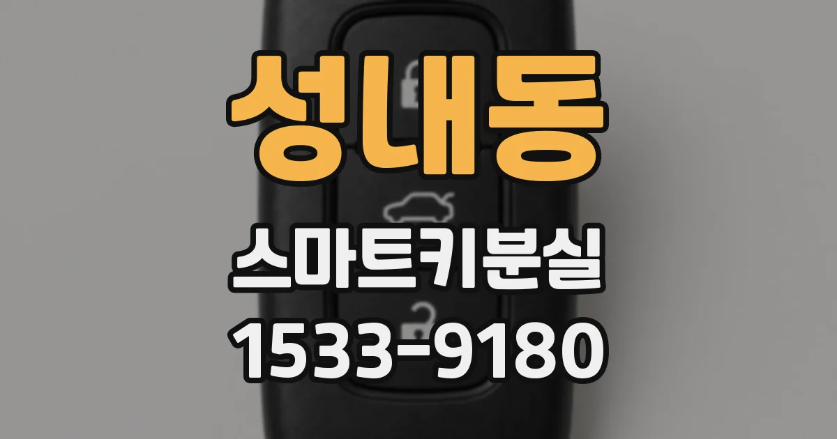 성내동 스마트키분실