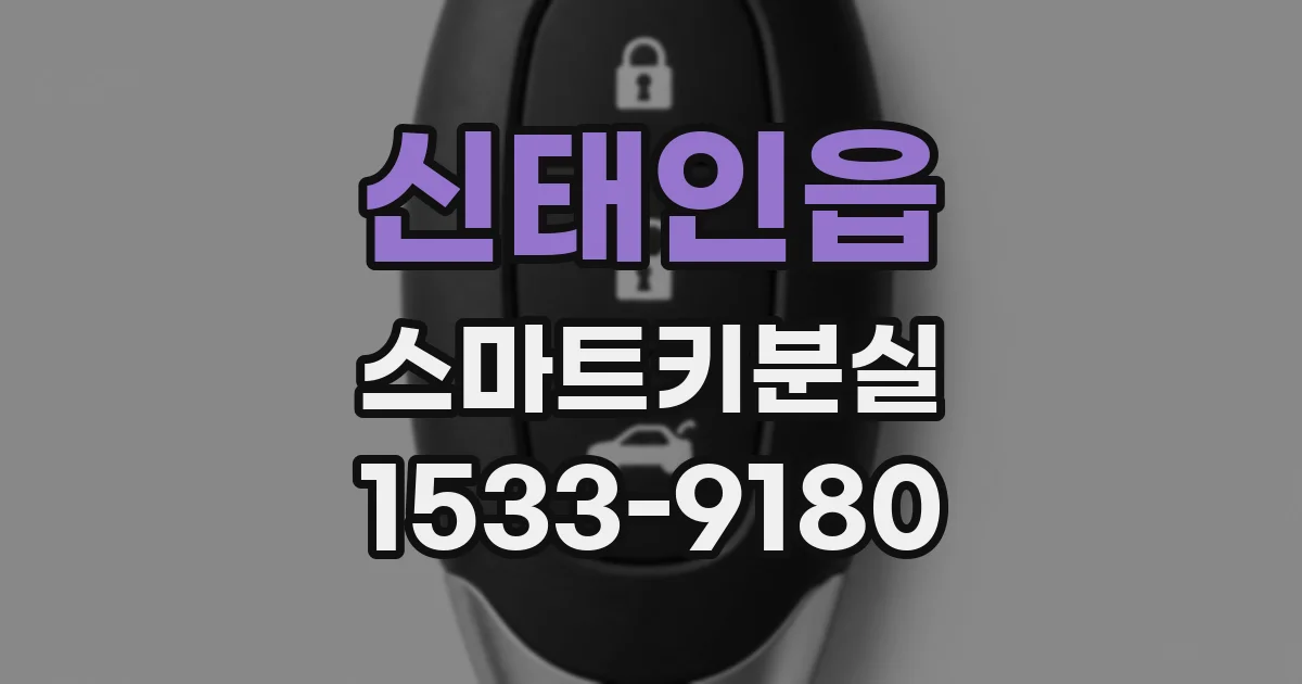 신태인읍 스마트키분실