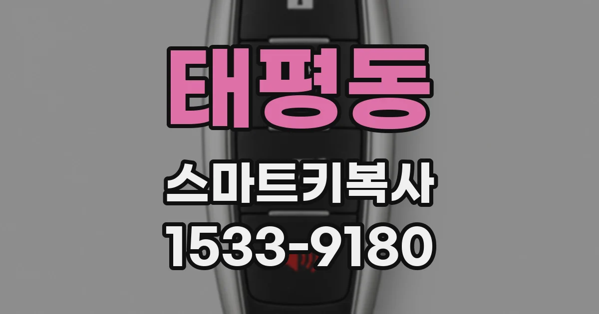 태평동 스마트키복사