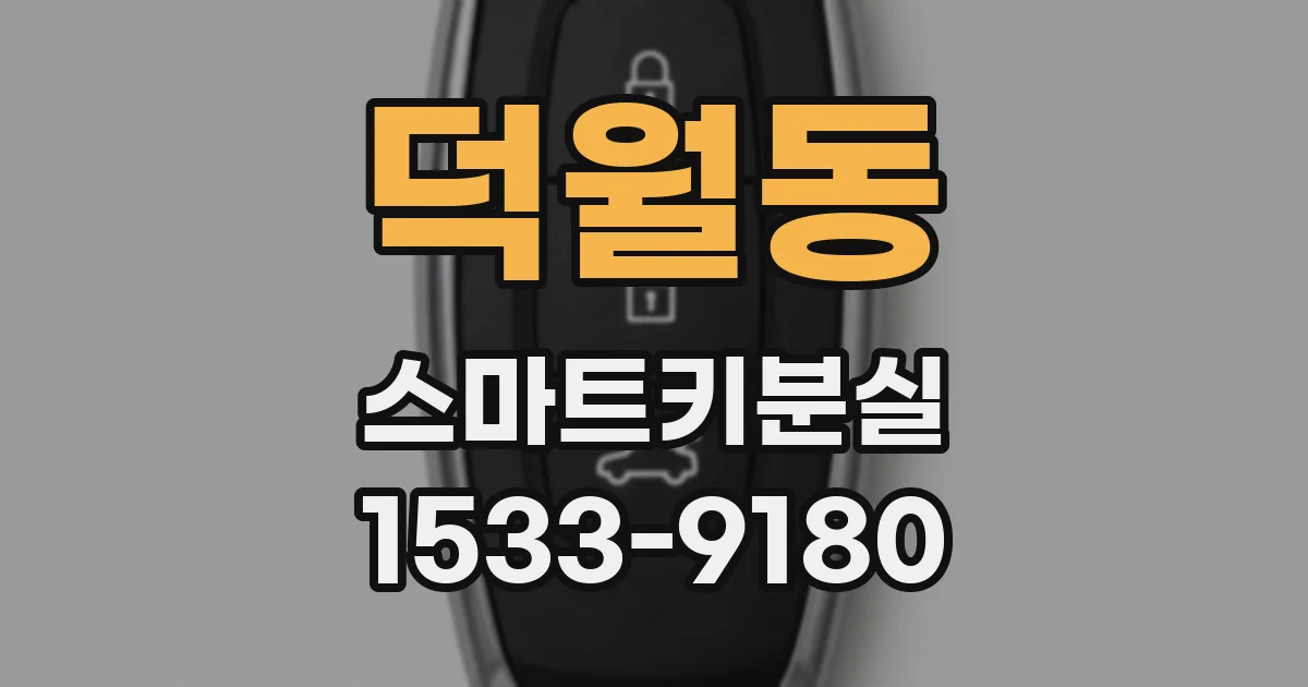 덕월동 스마트키분실