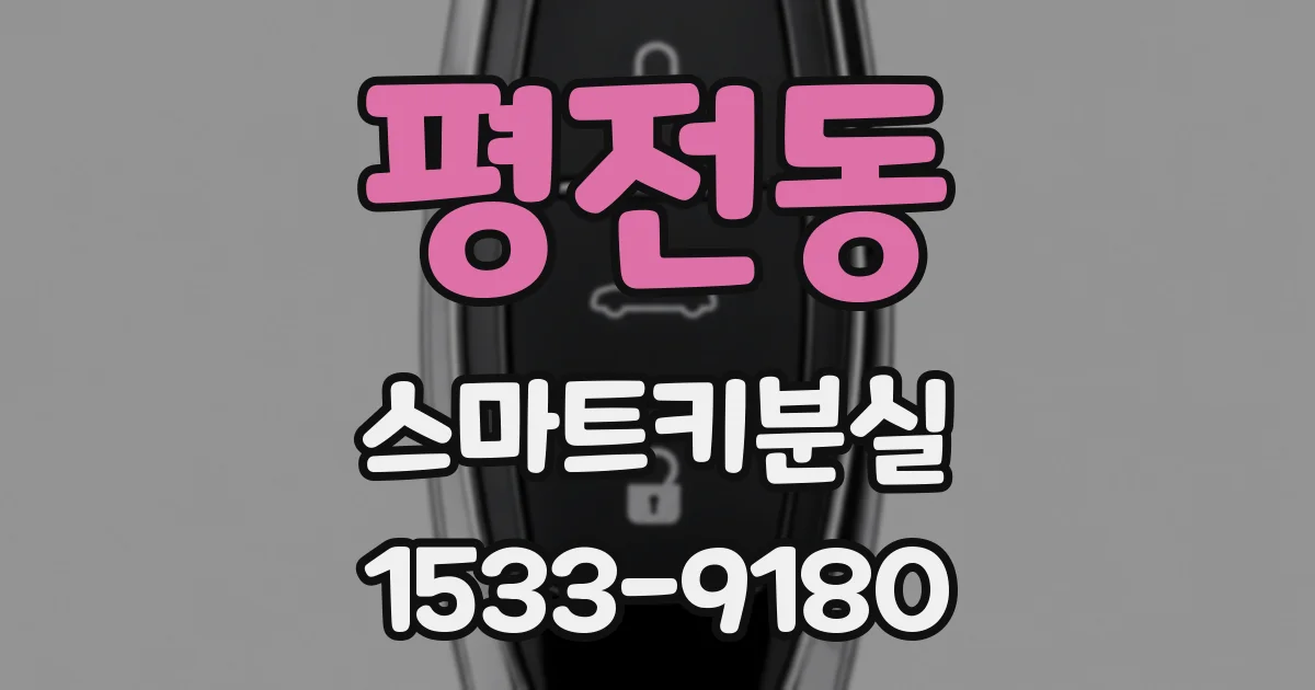 평전동 스마트키분실