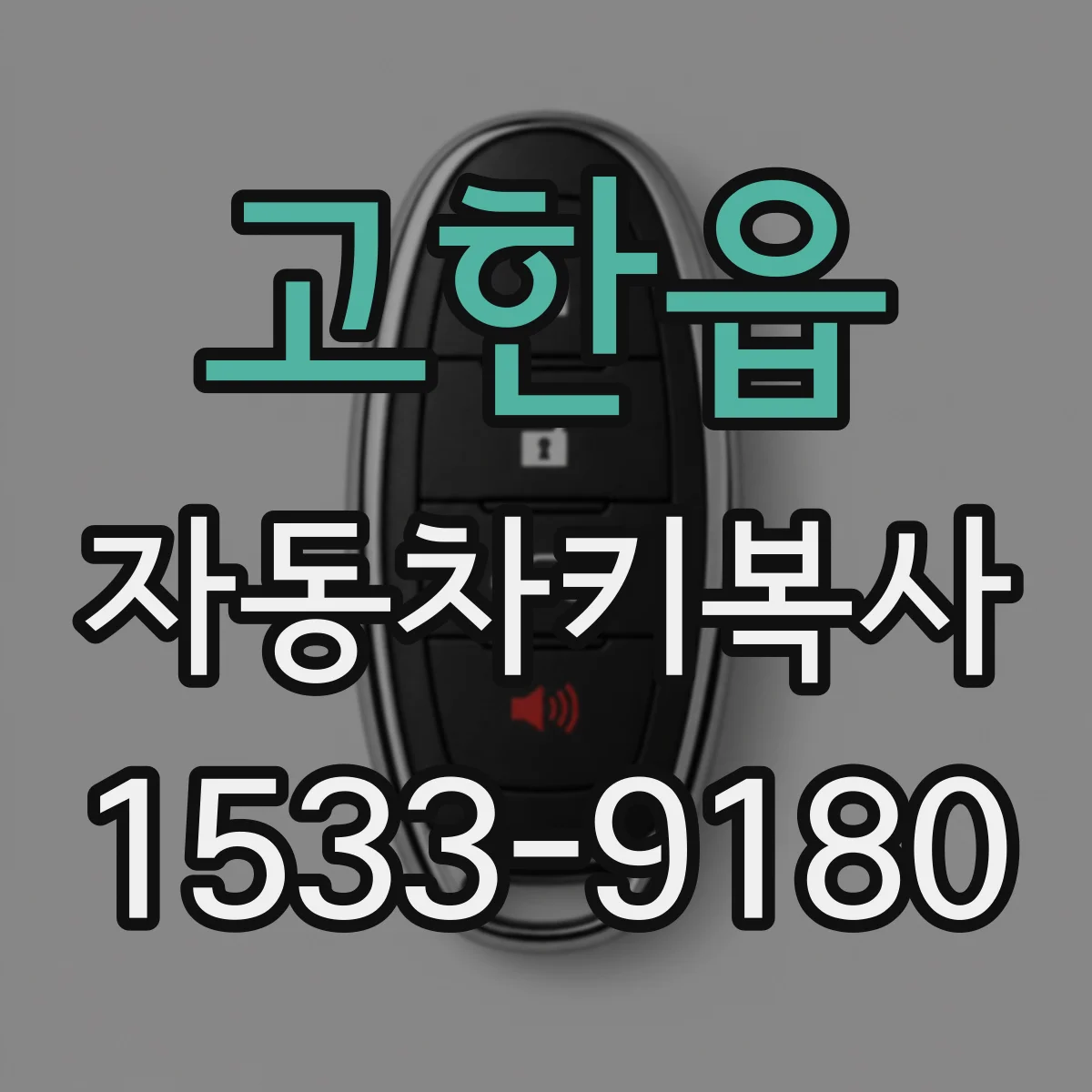 고한읍 자동차키복사