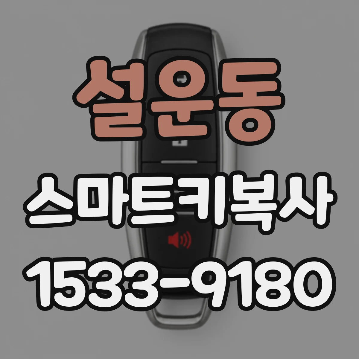 설운동 스마트키복사