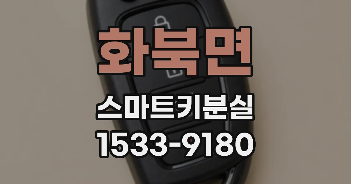화북면 스마트키분실