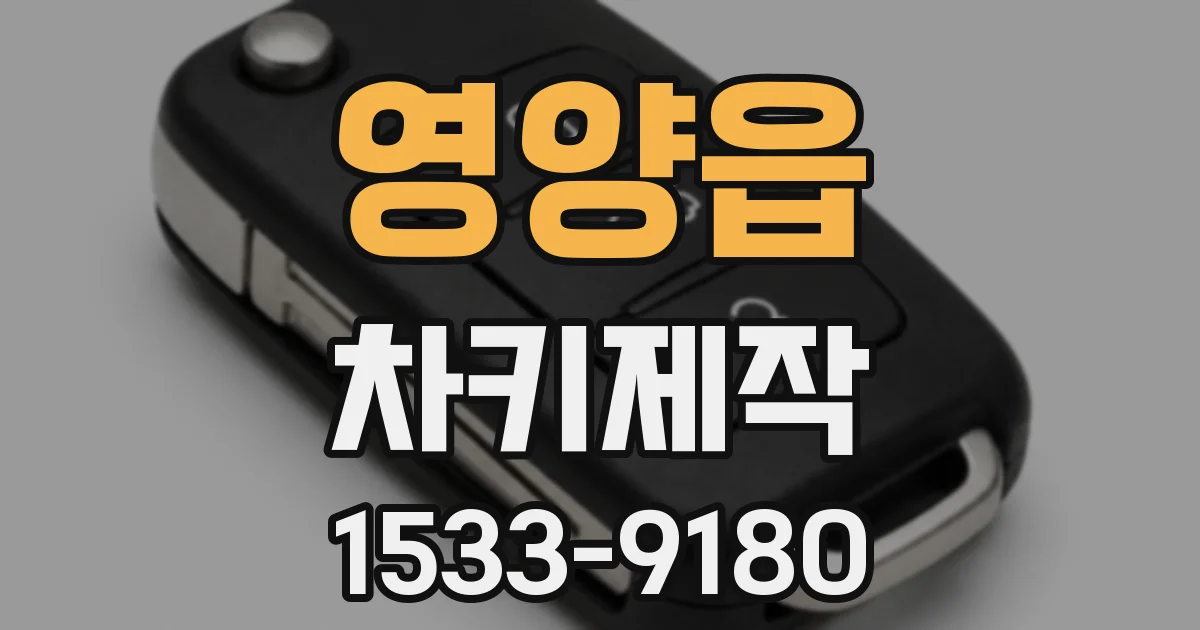 영양읍 차키제작