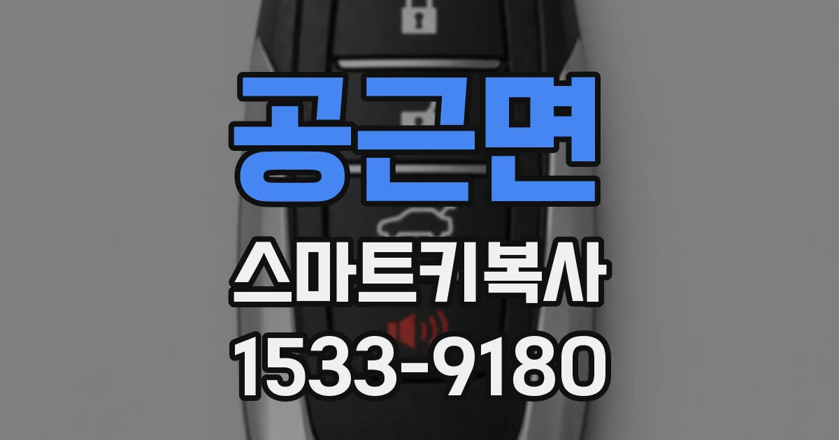 공근면 스마트키복사