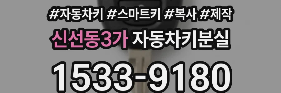 신선동3가 자동차키분실