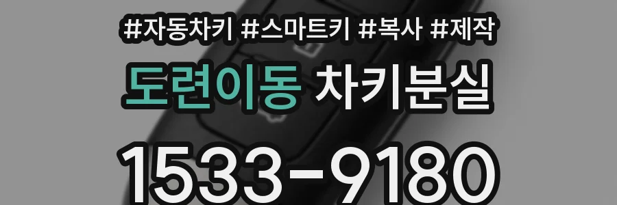 도련이동 차키분실