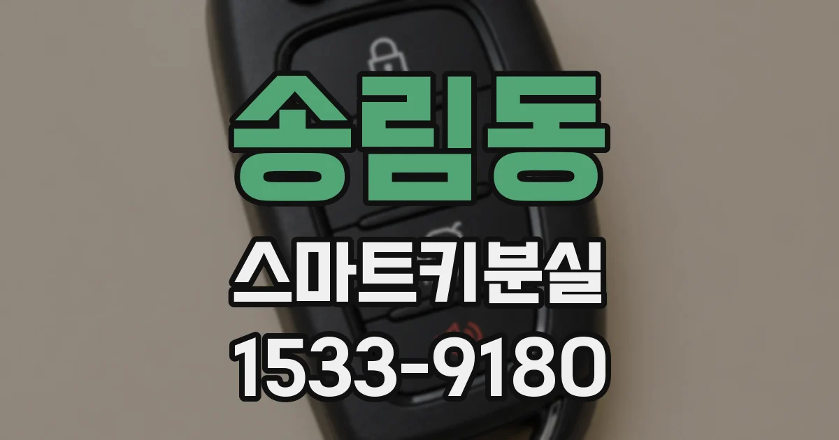 송림동 스마트키분실