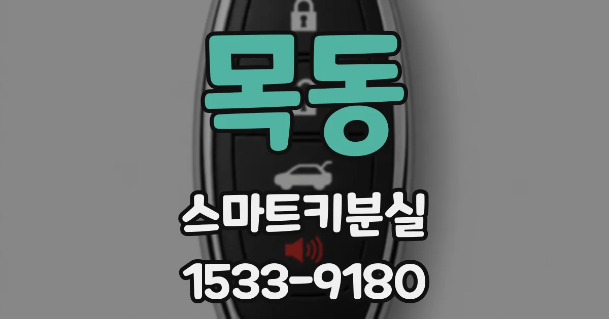 목동 스마트키분실