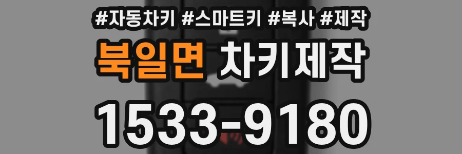 북일면 차키제작