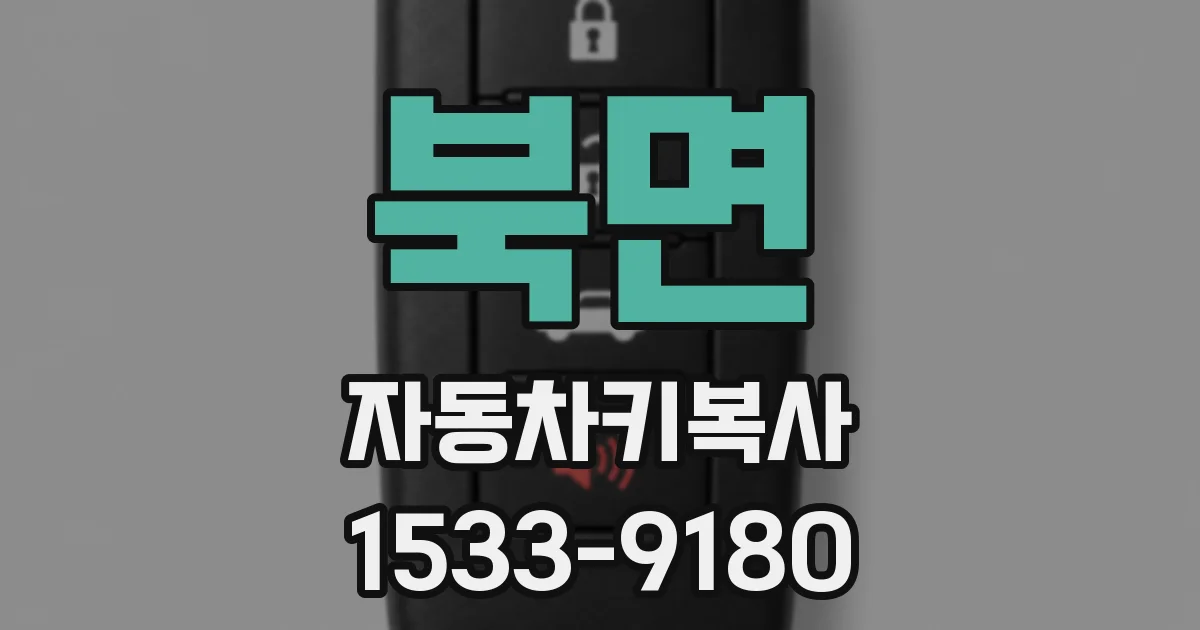 북면 자동차키복사