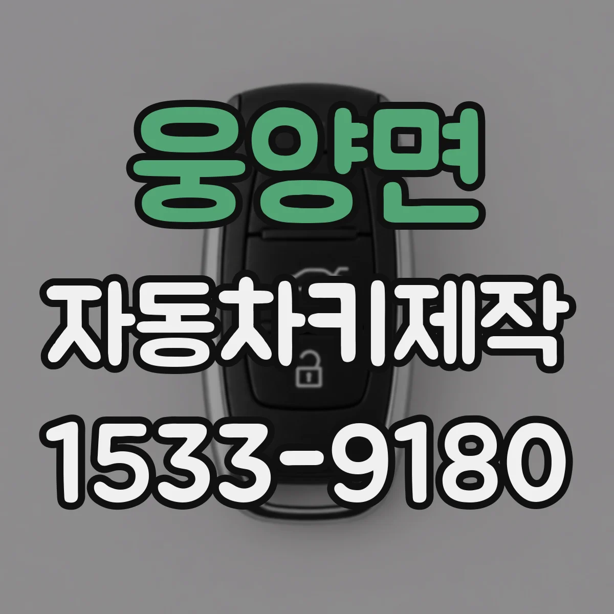 웅양면 자동차키제작