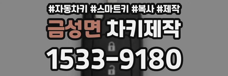 금성면 차키제작