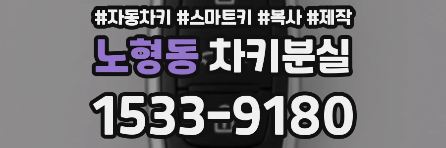 노형동 차키분실