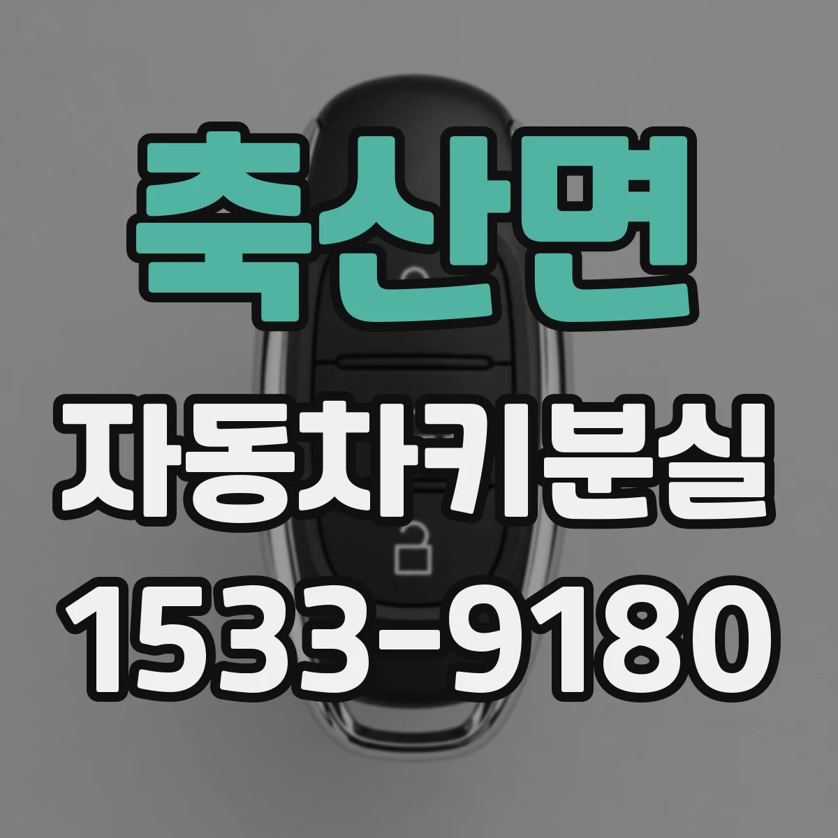 축산면 자동차키분실