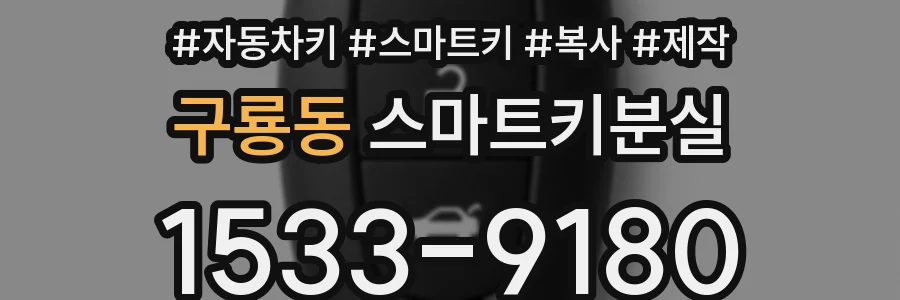 구룡동 스마트키분실