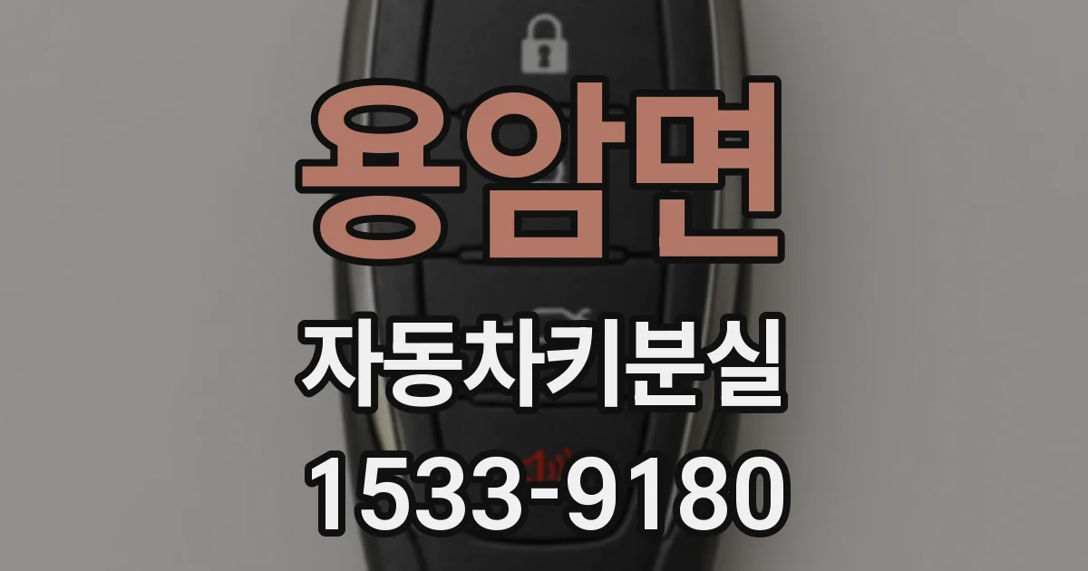 용암면 자동차키분실