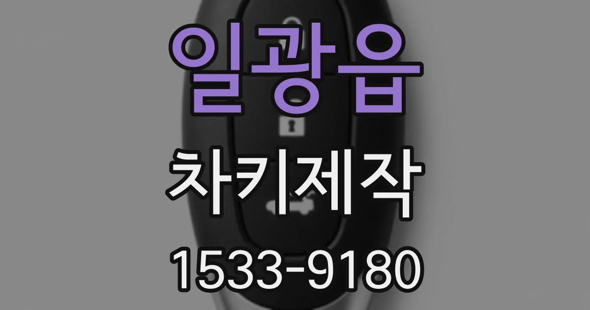 일광읍 차키제작