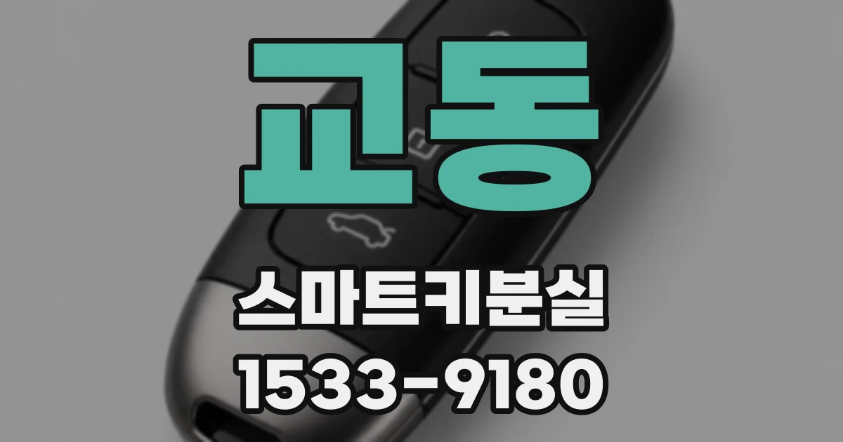 교동 스마트키분실