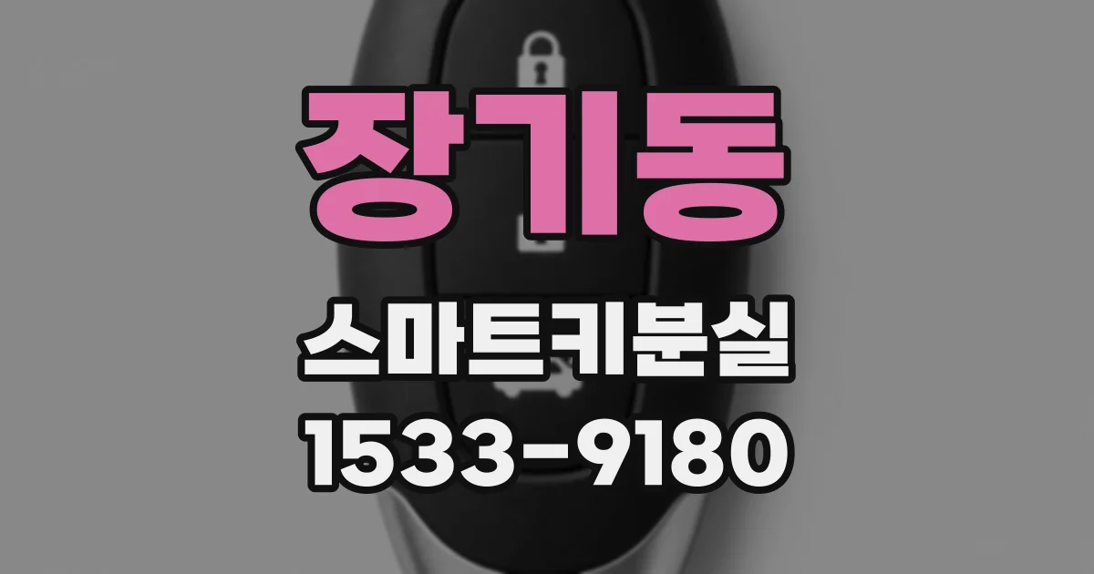 장기동 스마트키분실