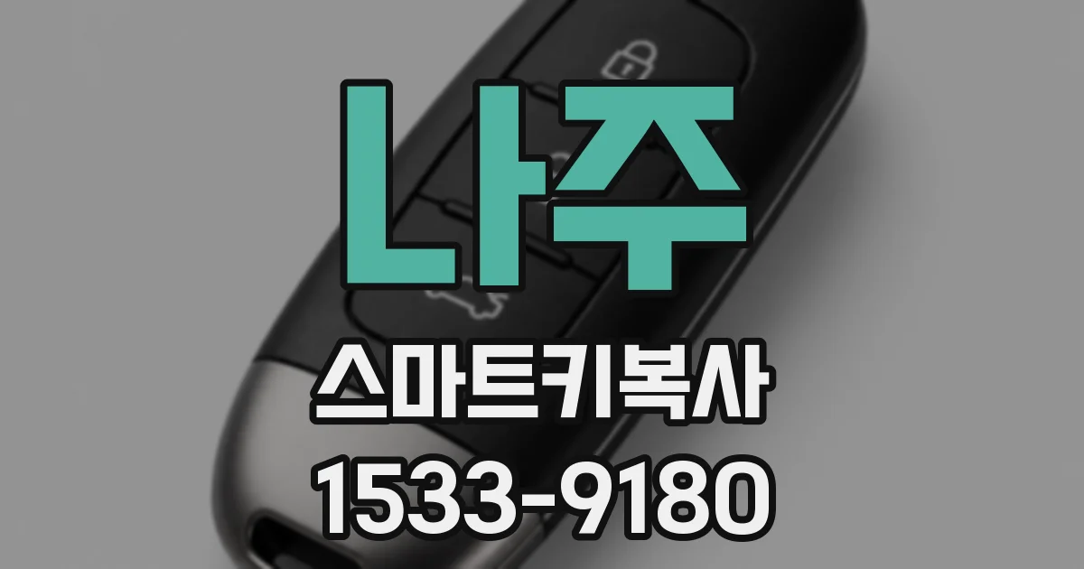 나주 스마트키복사