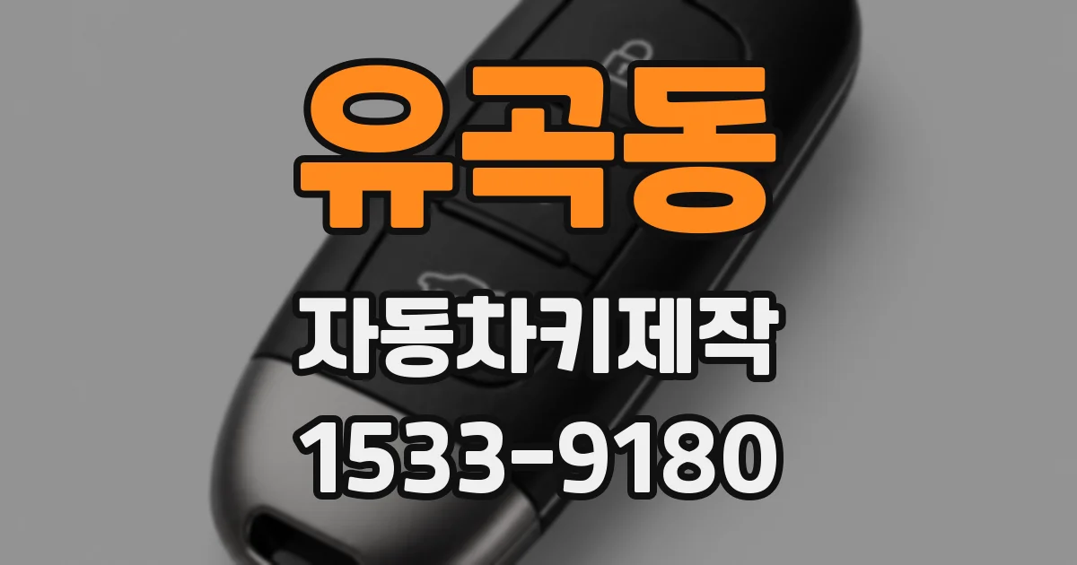 유곡동 자동차키제작