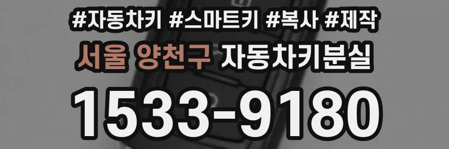 서울 양천구 자동차키분실