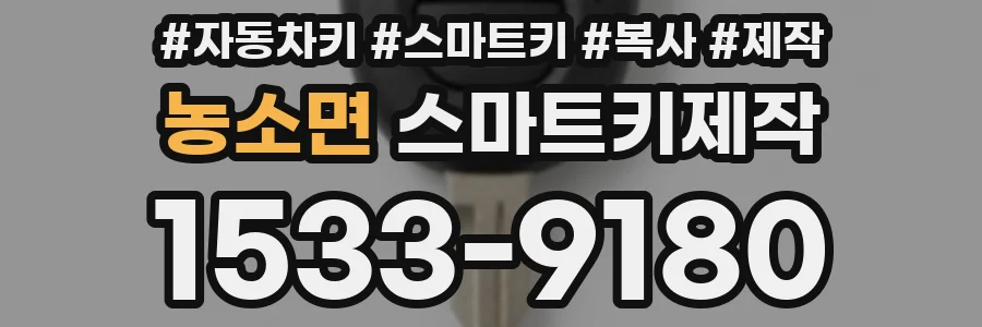 농소면 스마트키제작