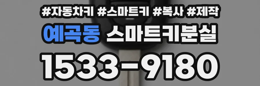 예곡동 스마트키분실