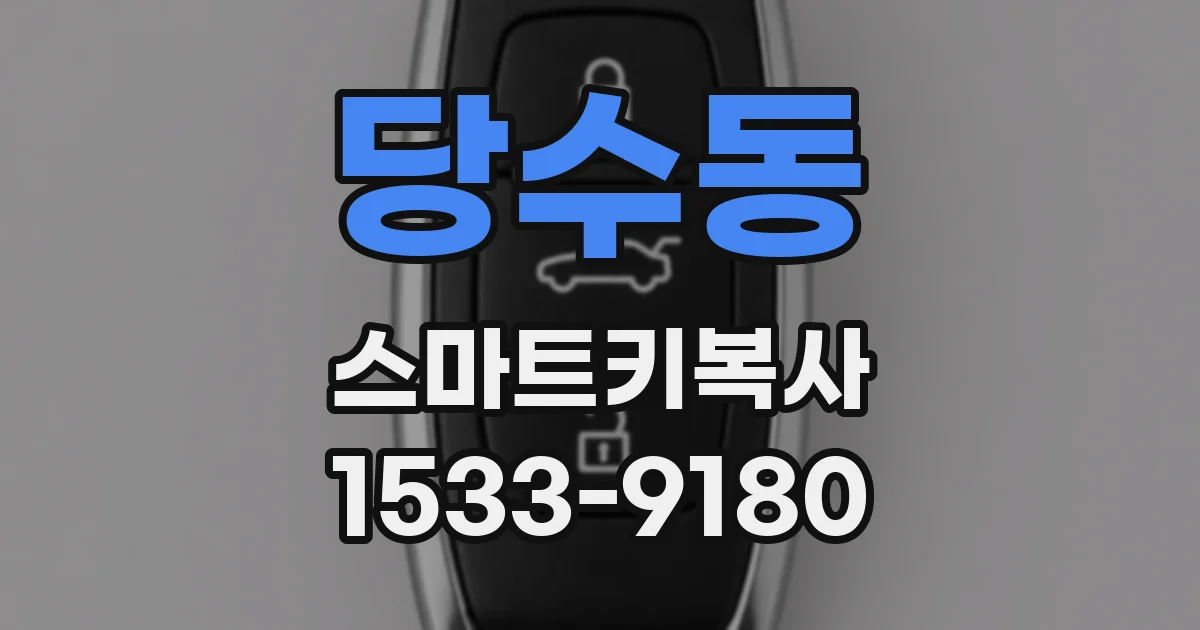 당수동 스마트키복사