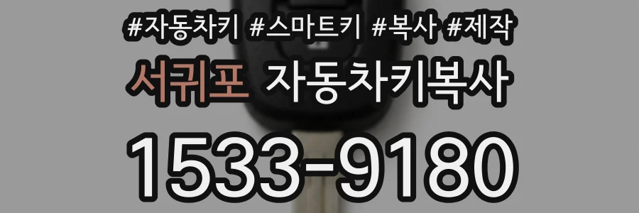 서귀포 자동차키복사