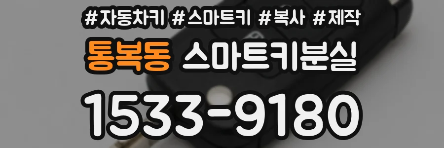 통복동 스마트키분실