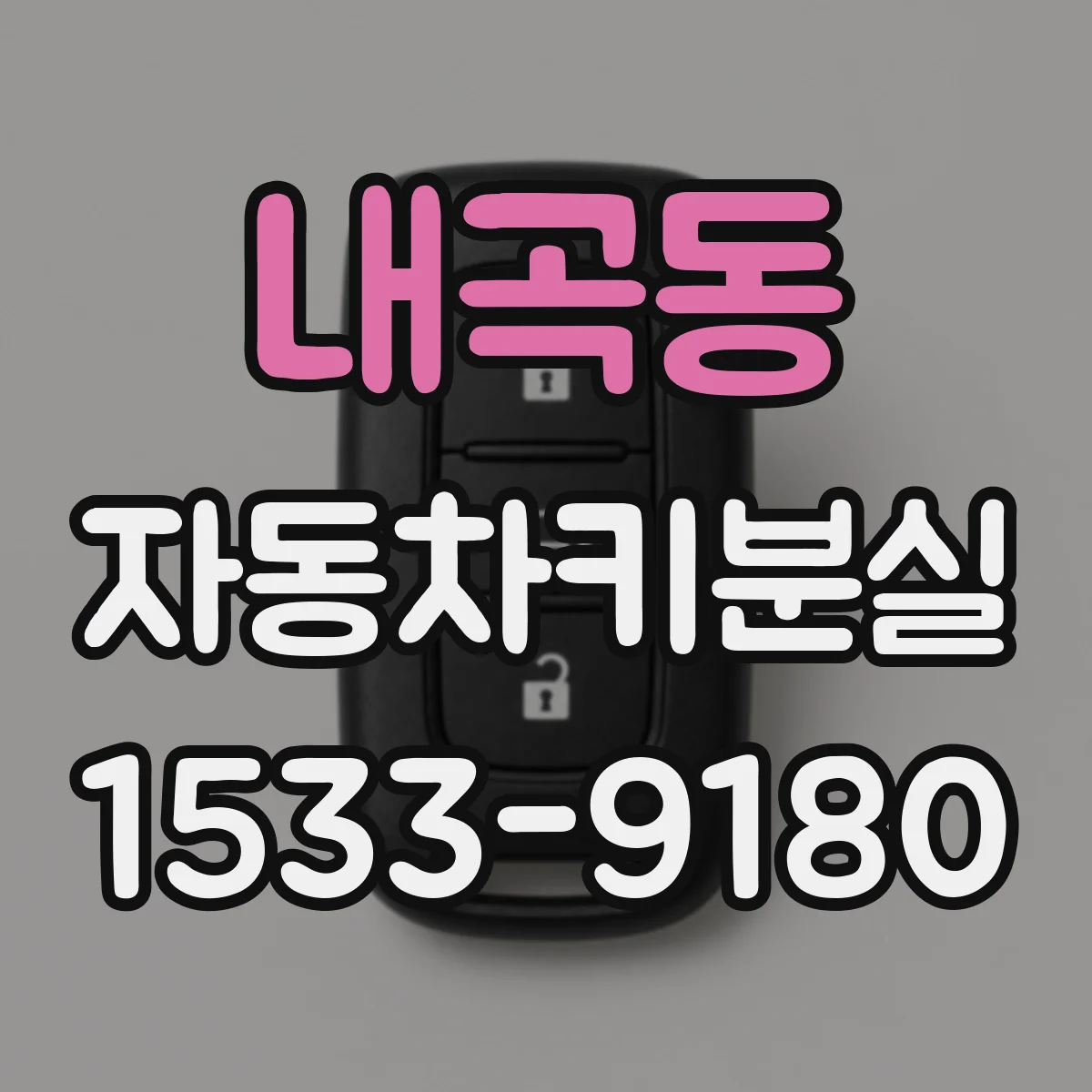 내곡동 자동차키분실