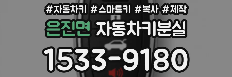 은진면 자동차키분실