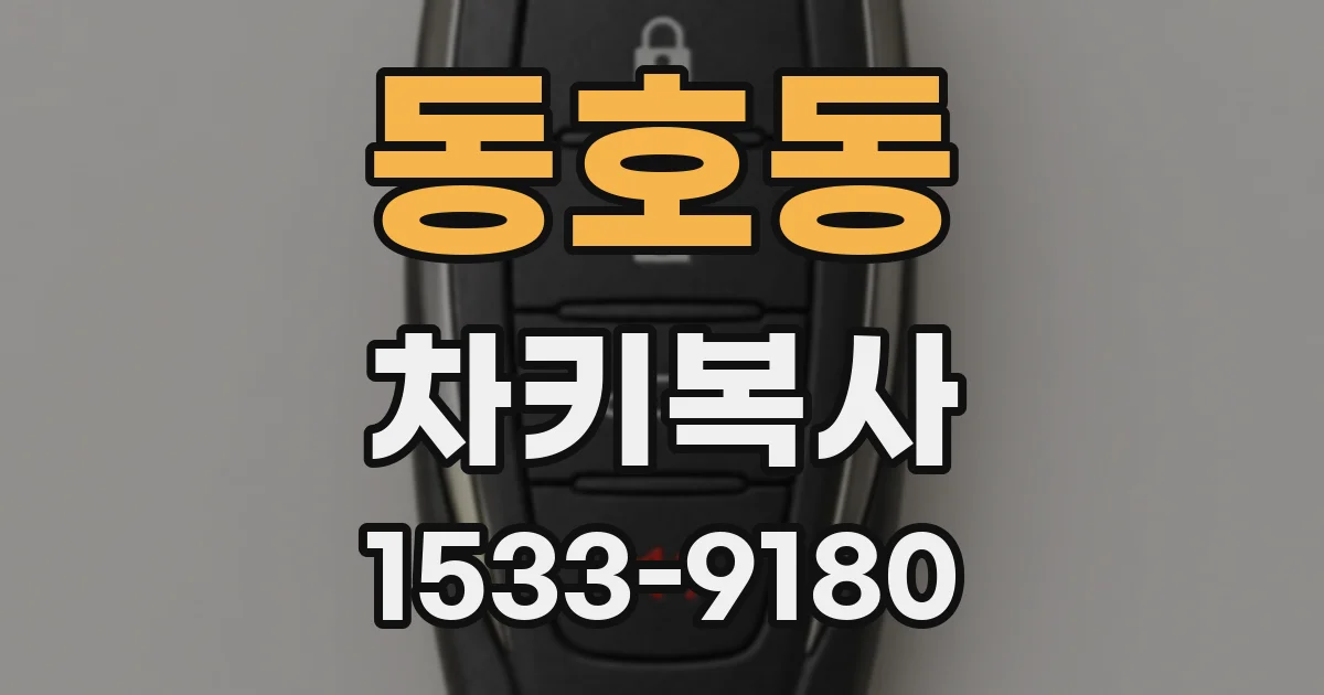 동호동 차키복사