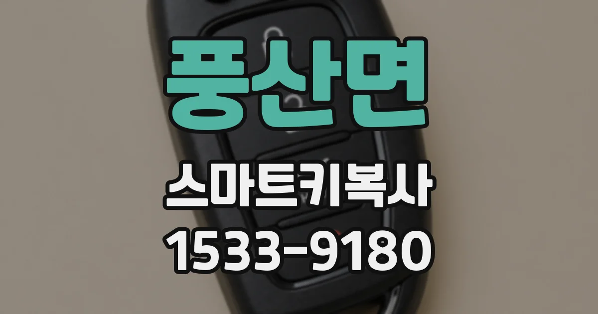 풍산면 스마트키복사