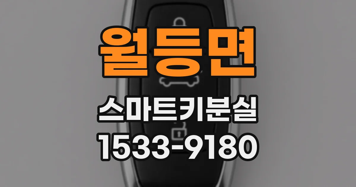 월등면 스마트키분실