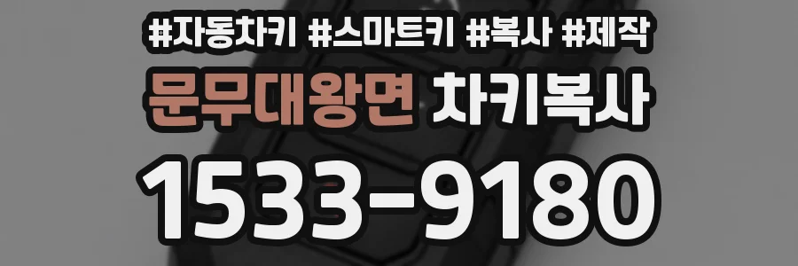 문무대왕면 차키복사