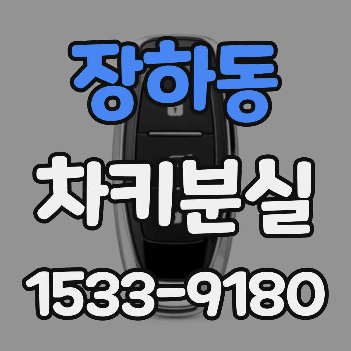 장하동 차키분실