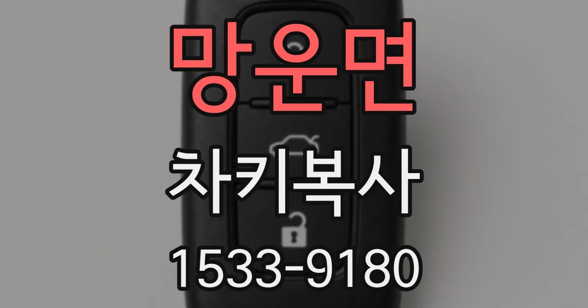 망운면 차키복사