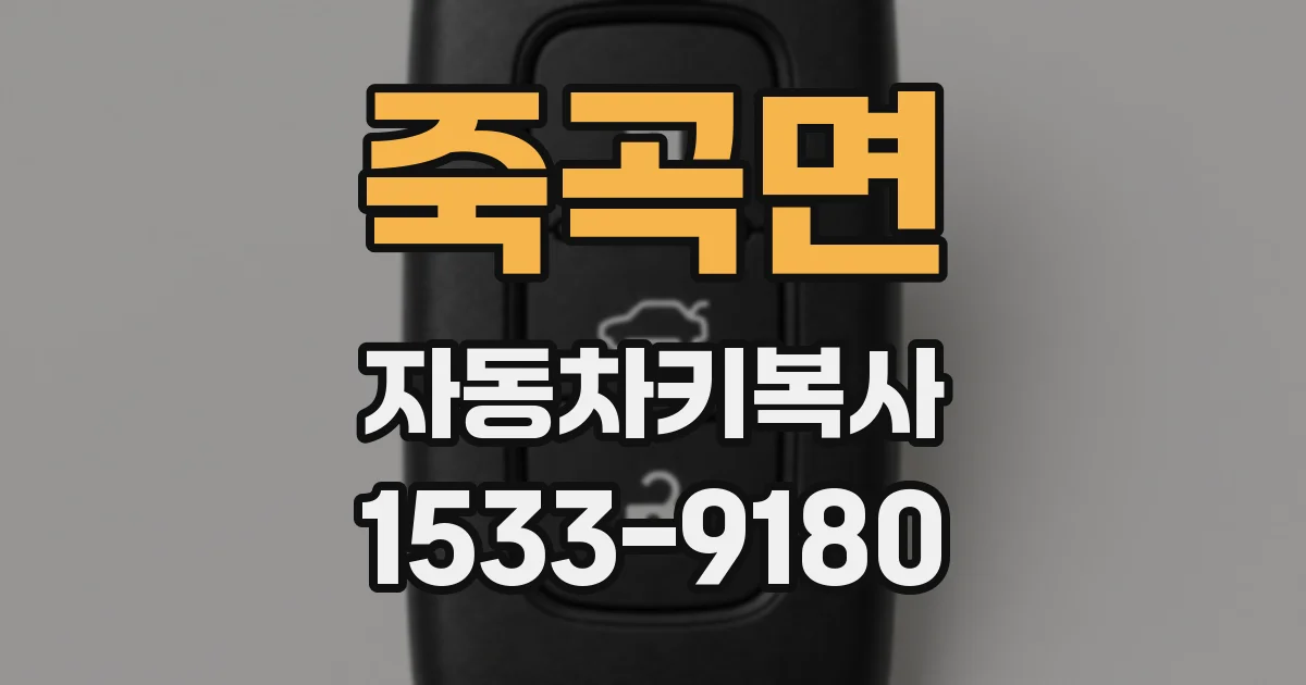 죽곡면 자동차키복사