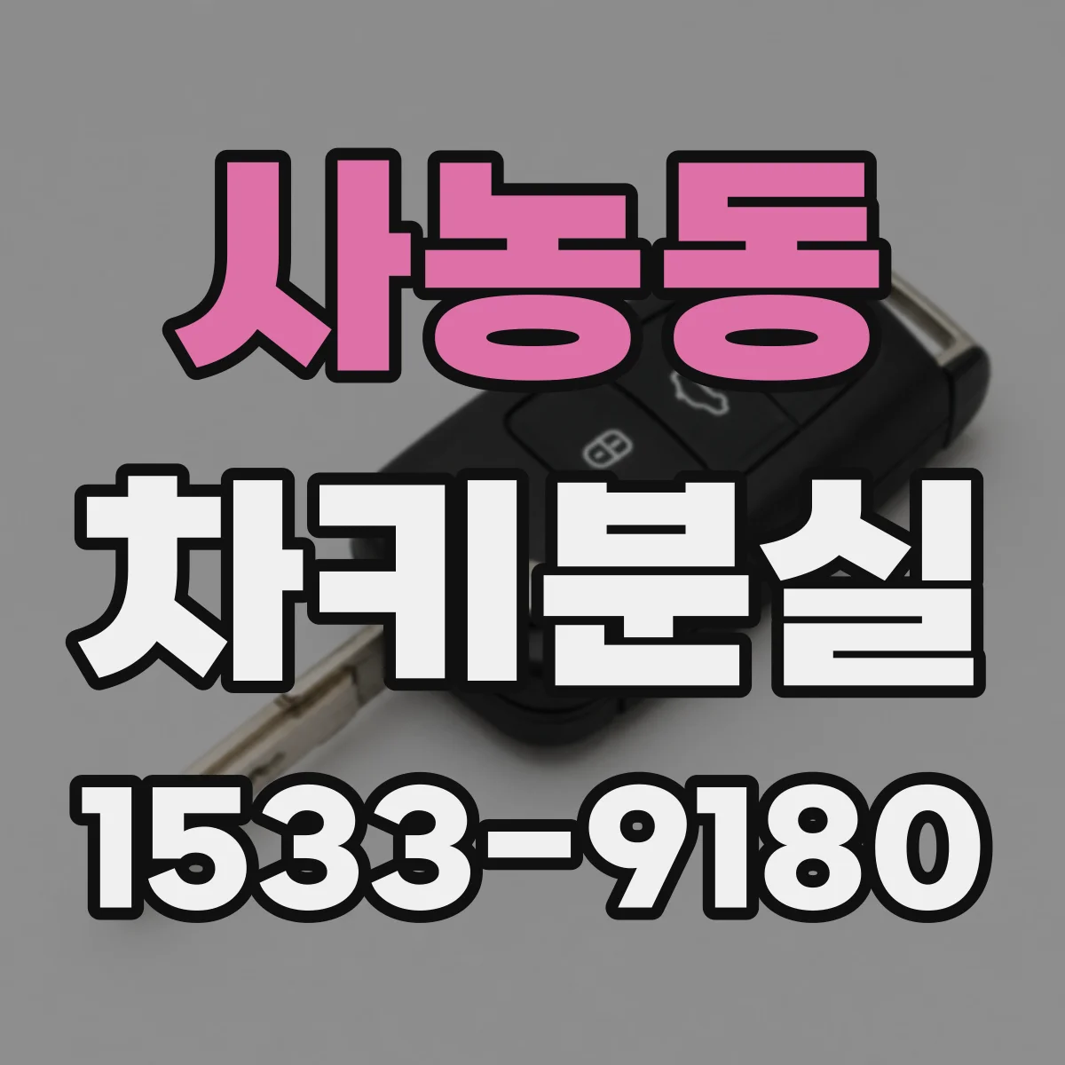 사농동 차키분실