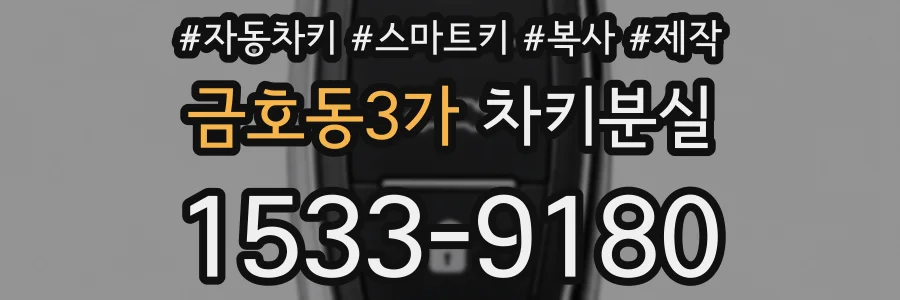 금호동3가 차키분실