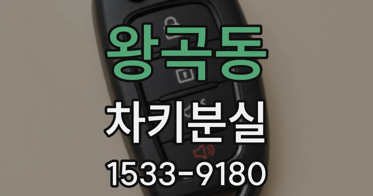 왕곡동 차키분실