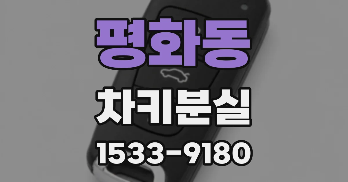 평화동 차키분실