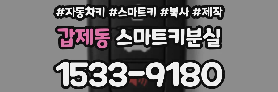 갑제동 스마트키분실