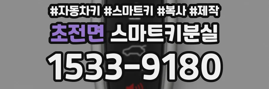 초전면 스마트키분실