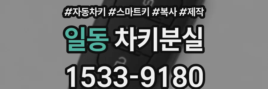 일동 차키분실